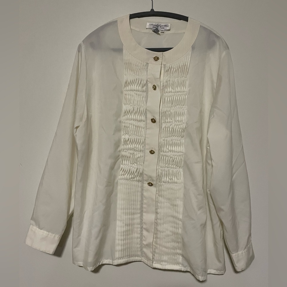 Off-white Ruffled Blouse